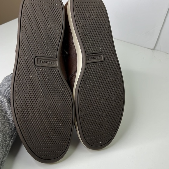 Men's Lacoste Tourelle CG SPM brown sneakers - Picture 6 of 7